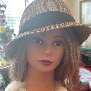 Stylish Tan Fedora with Black Band